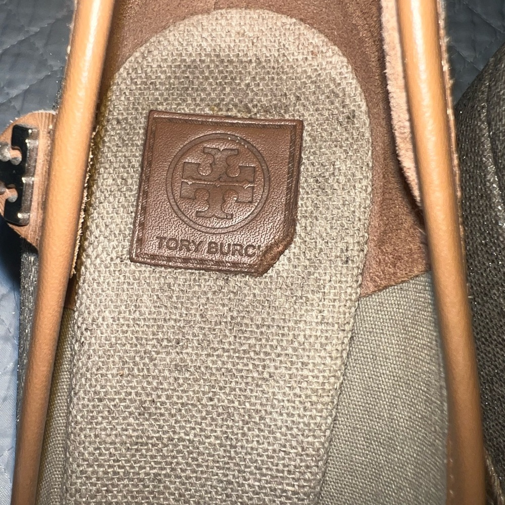 Tory Burch Tan and Brown Wedges - Picture 2 of 5